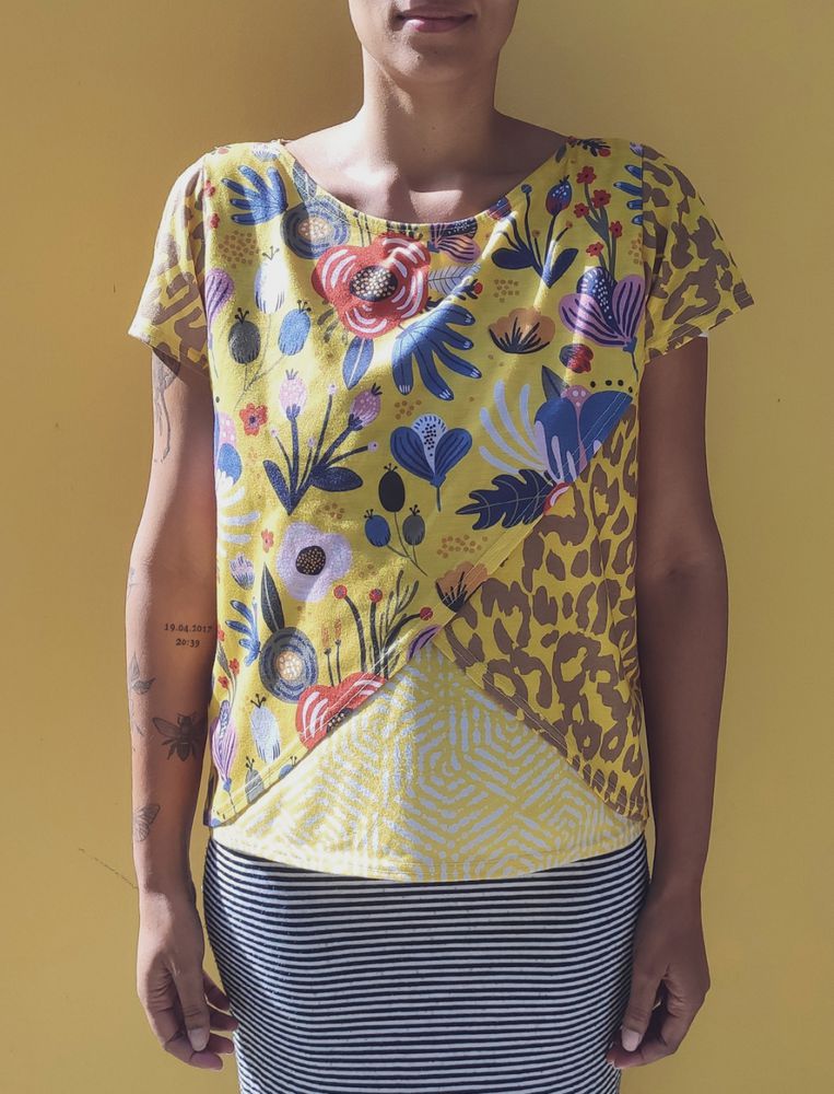 Camiseta Patchwork