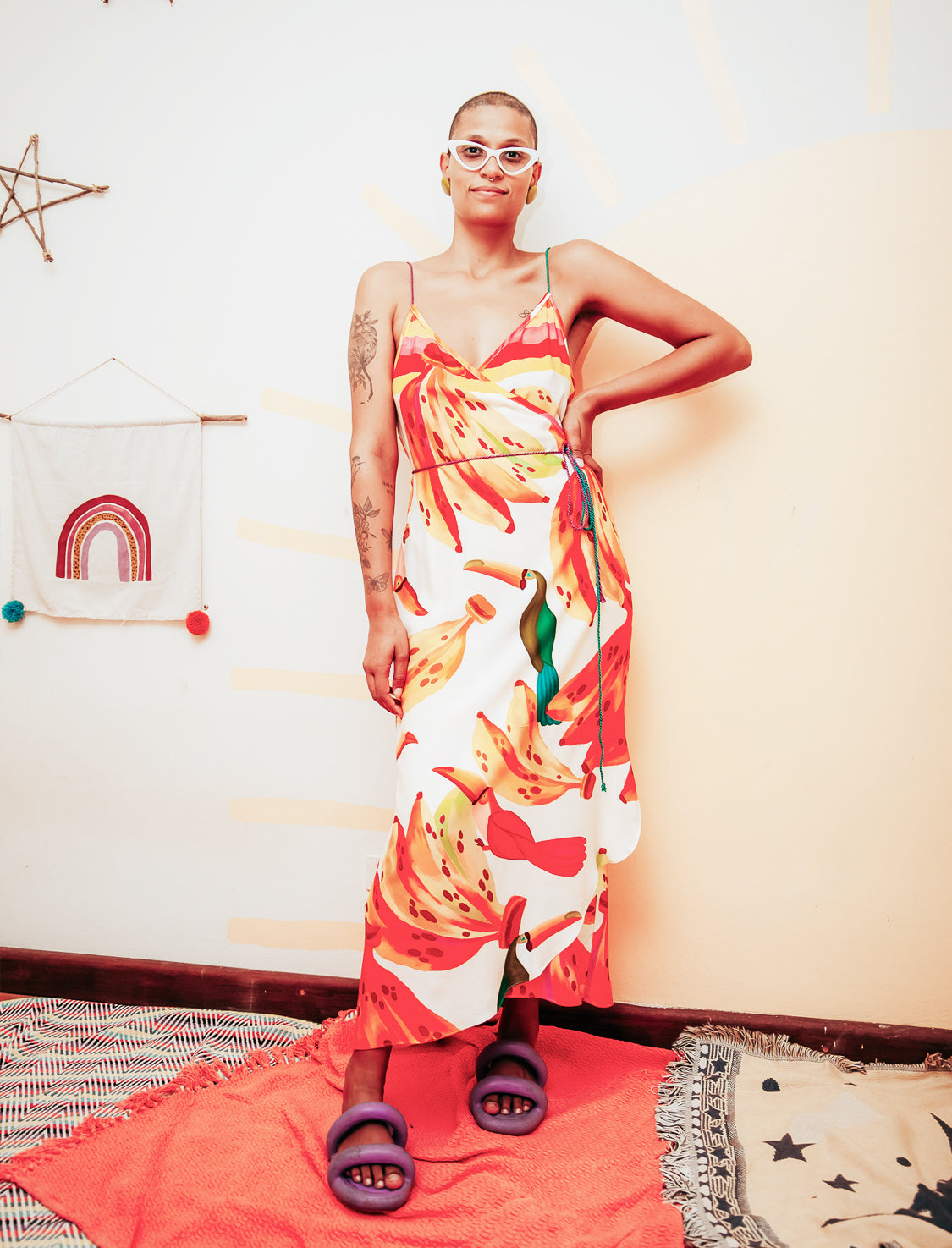 Vestido Transpassado Bananeira